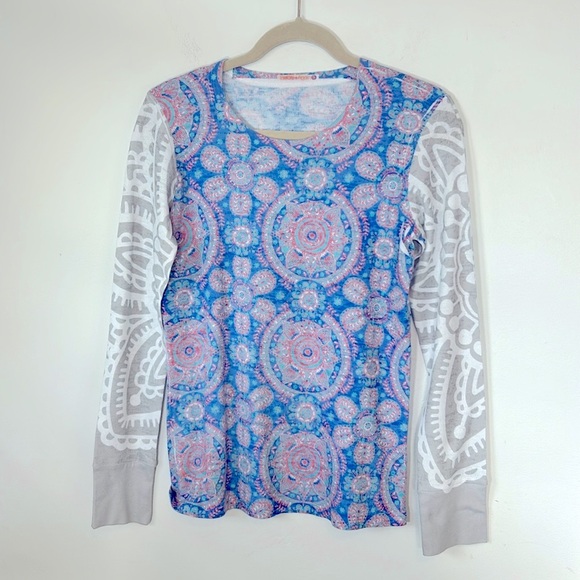 Before & After Boho Casual Lightweight Women’s Size S Multicolored Waffle Top - Picture 1 of 13